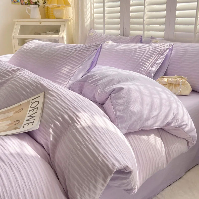 Pastel Seersuckers  Bedset